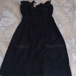 y2k black strapless top